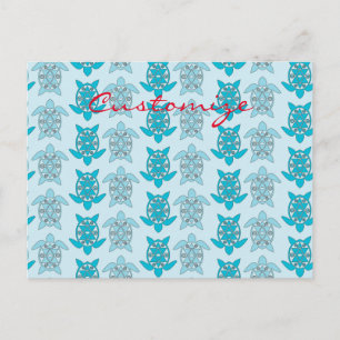 Carte Postale Tortues bleues nager Thunder_Cove