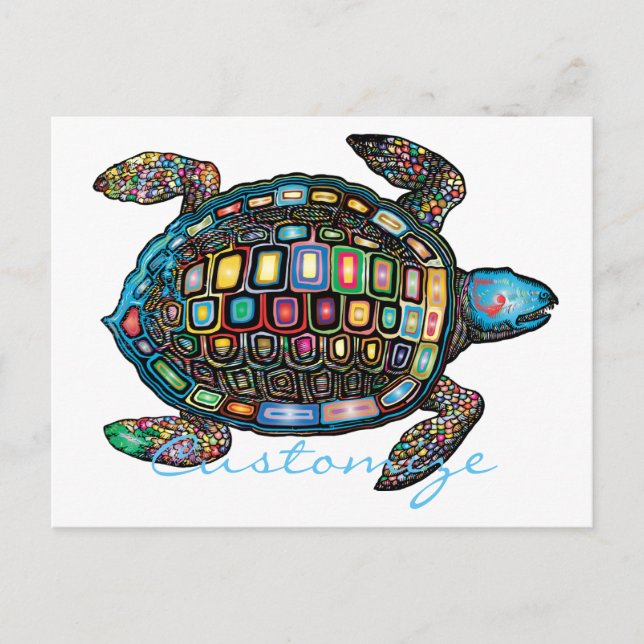 Carte Postale Tortues de mer Thunder_Cove (Devant)