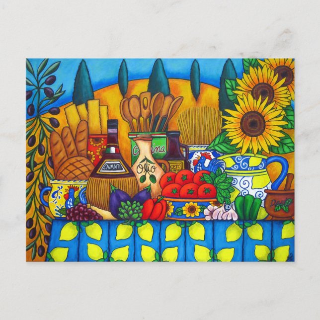 Carte postale Toscane Delights (Devant)