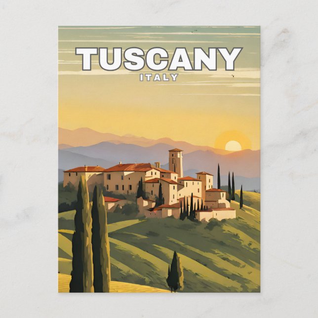 Carte Postale Toscane Exotique (Devant)