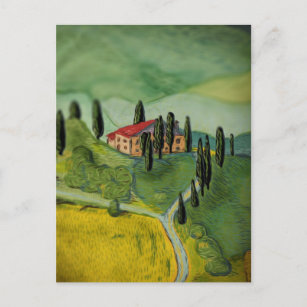 Carte Postale Toscane, Italie