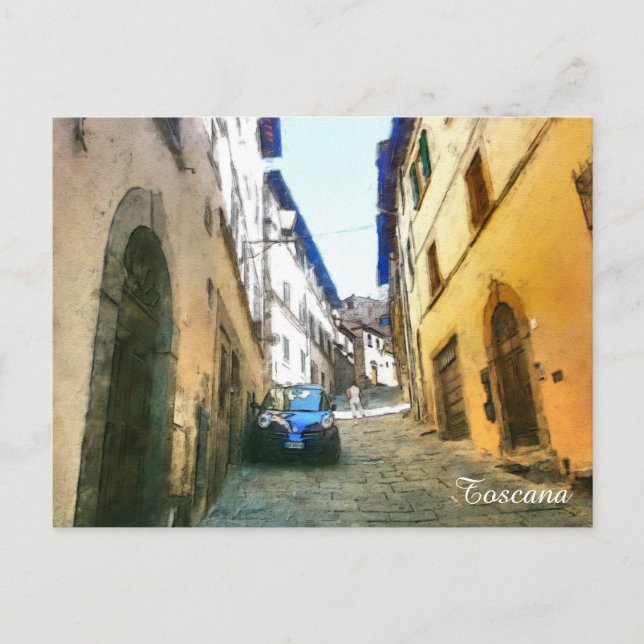 Carte Postale Toscane. Italie. Cortona. (Devant)