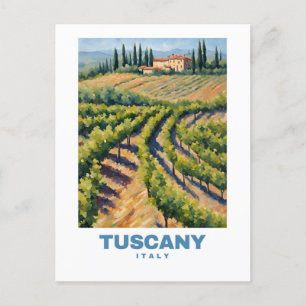 Carte Postale Toscane Italie Exotic Travel Vintage Art
