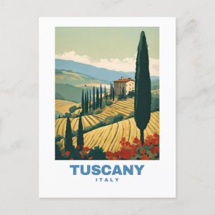 Carte Postale Toscane Italie Exotique Voyage Retro