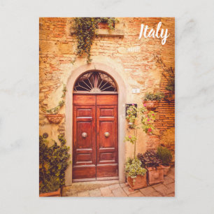 Carte Postale Toscane Italie Porte italienne Photo de voyage