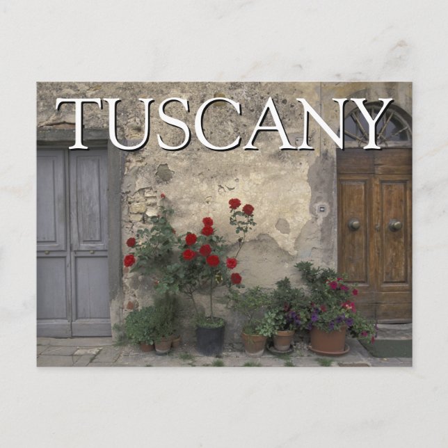 Carte Postale Toscane, Italie | Porte toscane (Devant)