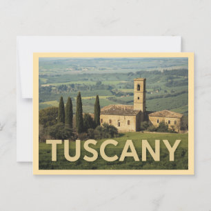 Carte Postale Toscane vintage