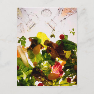 CARTE POSTALE TOSSEE SALADE VERTE