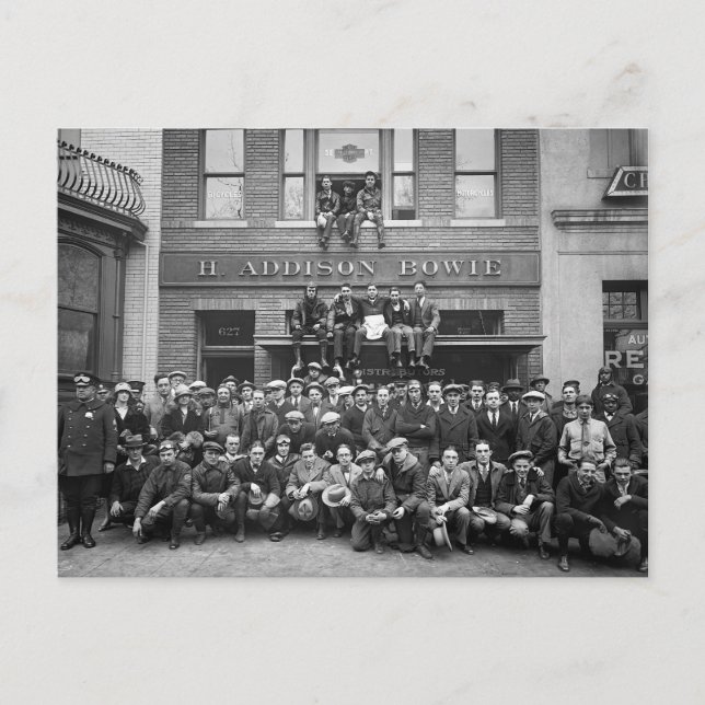 Carte Postale Tôt Harley, 1925 (Devant)