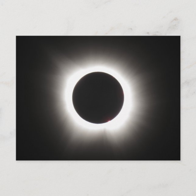 Carte postale Total Éclipse Solaire (Devant)