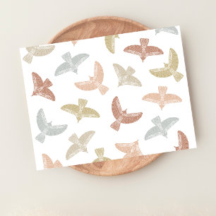 Carte Postale Totem Birds Art populaire