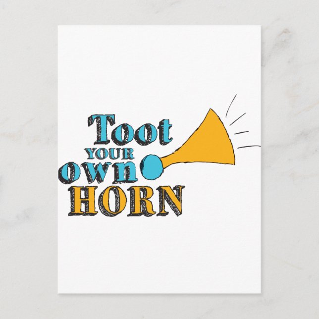 Carte Postale Toto your own Horn Art inspirationnel Horn Art (Devant)