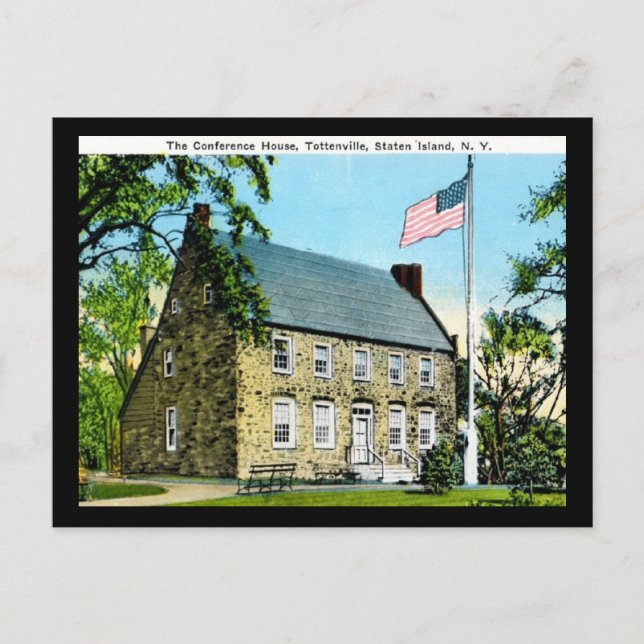 Carte Postale Tottenville, Staten Island 1920 Vintage (Devant)