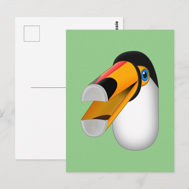 Carte Postale Tou-can (Devant / Derrière)