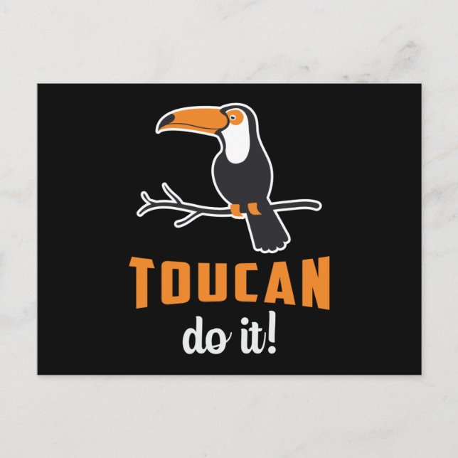 Carte Postale Toucan Le Faire Oiseau Observation Toucans Rétro (Devant)