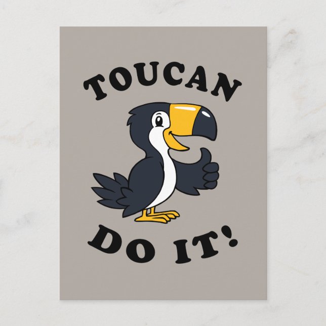 Carte Postale Toucan le fait (Devant)