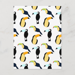 Carte Postale Toucans tropicaux
