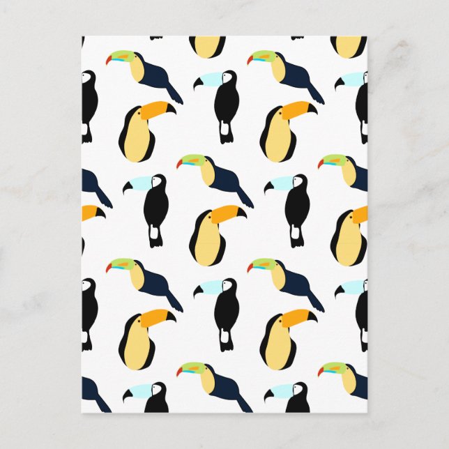 Carte Postale Toucans tropicaux (Devant)