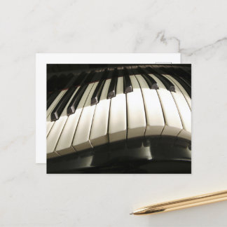 Carte Postale Touches de piano Abstraites