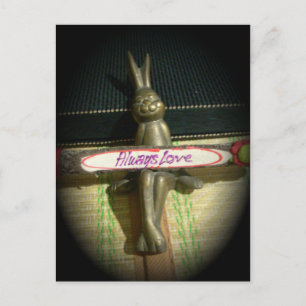 Carte Postale Toujours Aimer Inspirational Rabbit Art Design d'i