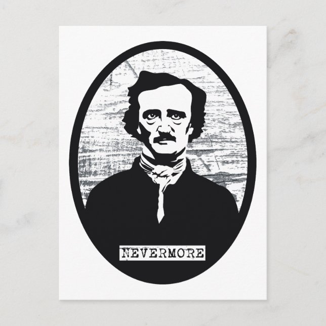 Carte Postale Toujours Edgar Allan Poe (Devant)