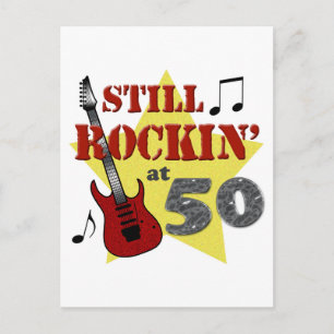 Carte Postale Toujours Rockin' À 50 Ans
