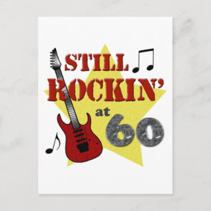 Carte Postale Toujours Rockin' À 60 Ans