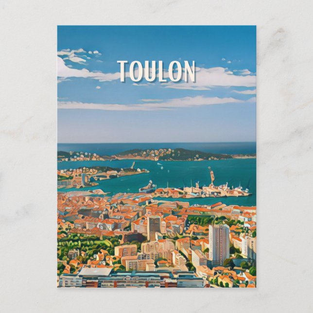 Carte Postale Toulon Photo Vintage  (Devant)