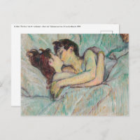 Toulouse-Lautrec - En Lit, Baiser
