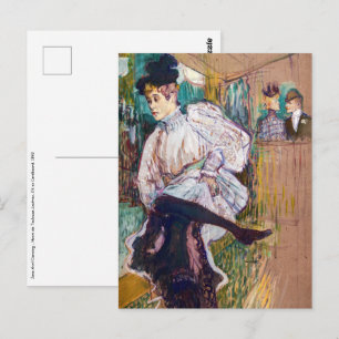 Carte Postale Toulouse-Lautrec - Jane Avril Dancing