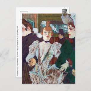 Carte Postale Toulouse-Lautrec - La Goulue Arrivée à la Rouge
