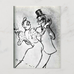 Carte Postale Toulouse-Lautrec : La Goulue et Valentin, Valtz