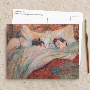 Carte Postale Toulouse-Lautrec - Le Lit