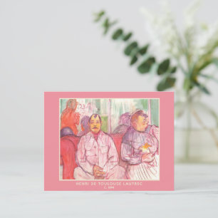 Carte Postale Toulouse-Lautrec, Madame, Monsieur et le Chien