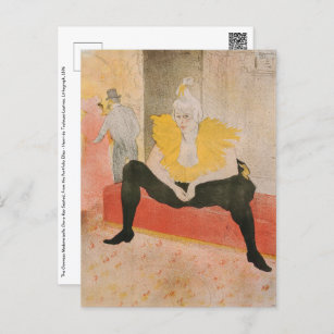 Carte Postale Toulouse-Lautrec - Mademoiselle Cha-u-kao Siège