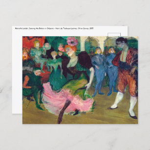 Carte Postale Toulouse-Lautrec - Marcelle Lender, Danse Bolero