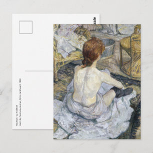 Carte Postale Toulouse-Lautrec - Rousse / La Toilette