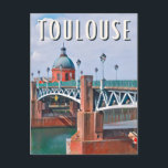 Carte Postale Toulouse Photo Vintage<br><div class="desc">Toulouse est une commune française. Capitale au ve siècle du royaume wisigoth1, une des capitales (du VIIe au ixe siècle) du royaume d'Aquitaine, capitale du comté de Toulouse fondé en 852 par Raimond Ier et capitale historique du Languedoc2, elle est aujourd'hui le chef-lieu de la région Occitanie, du département de...</div>
