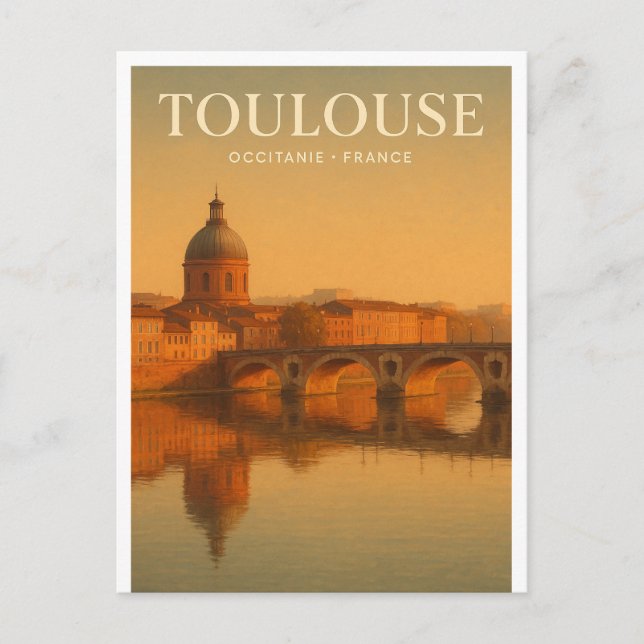 Carte Postale Toulouse — Voyage en France 2026 (Devant)