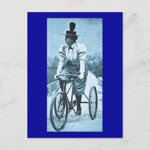 Carte Postale Tour à vélo - Vintage