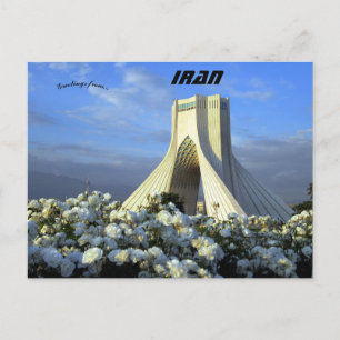Carte Postale Tour Azadi Téhéran Iran