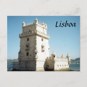 Carte Postale tour belem lisbonne