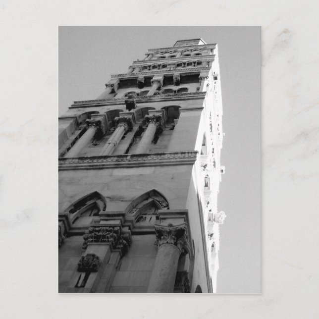 Carte Postale Tour Bell à Split Croatie (Devant)