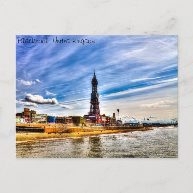 Carte Postale Tour Blackpool (Devant)