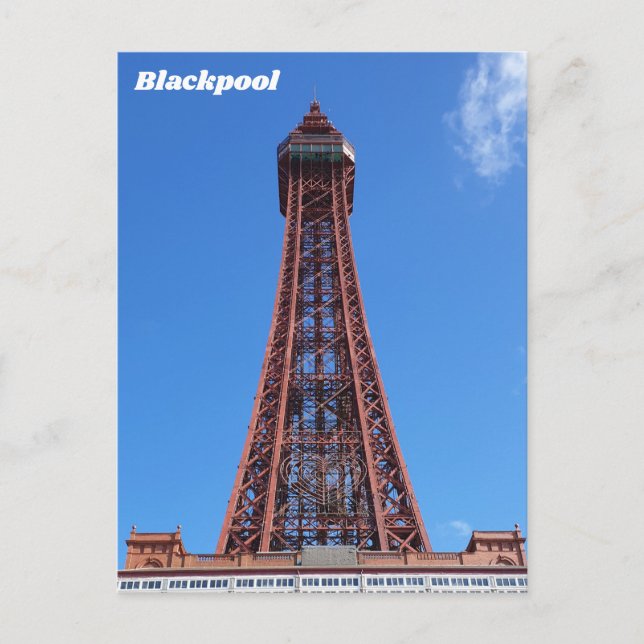 Carte Postale Tour Blackpool (Devant)