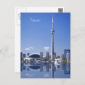 Carte Postale Tour CN et bâtiments en Toronto, Ontario, Canada (Devant / Derrière)
