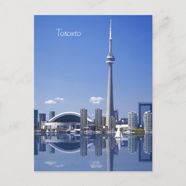 Carte Postale Tour CN et bâtiments en Toronto, Ontario, Canada (Devant)