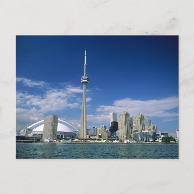 Carte Postale Tour CN et Skydome à Toronto, Ontario, (Devant)