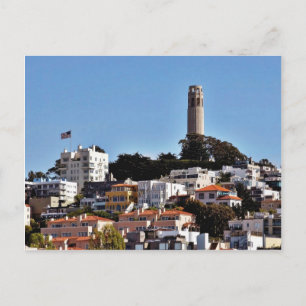 Carte Postale Tour Coit Sur Telegraph Hill À San Francisco Prene