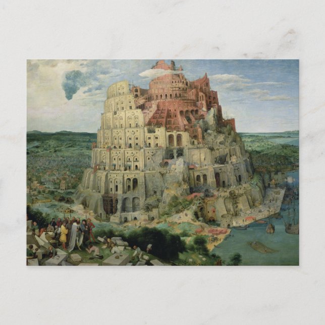 Carte Postale Tour de Babel (Devant)